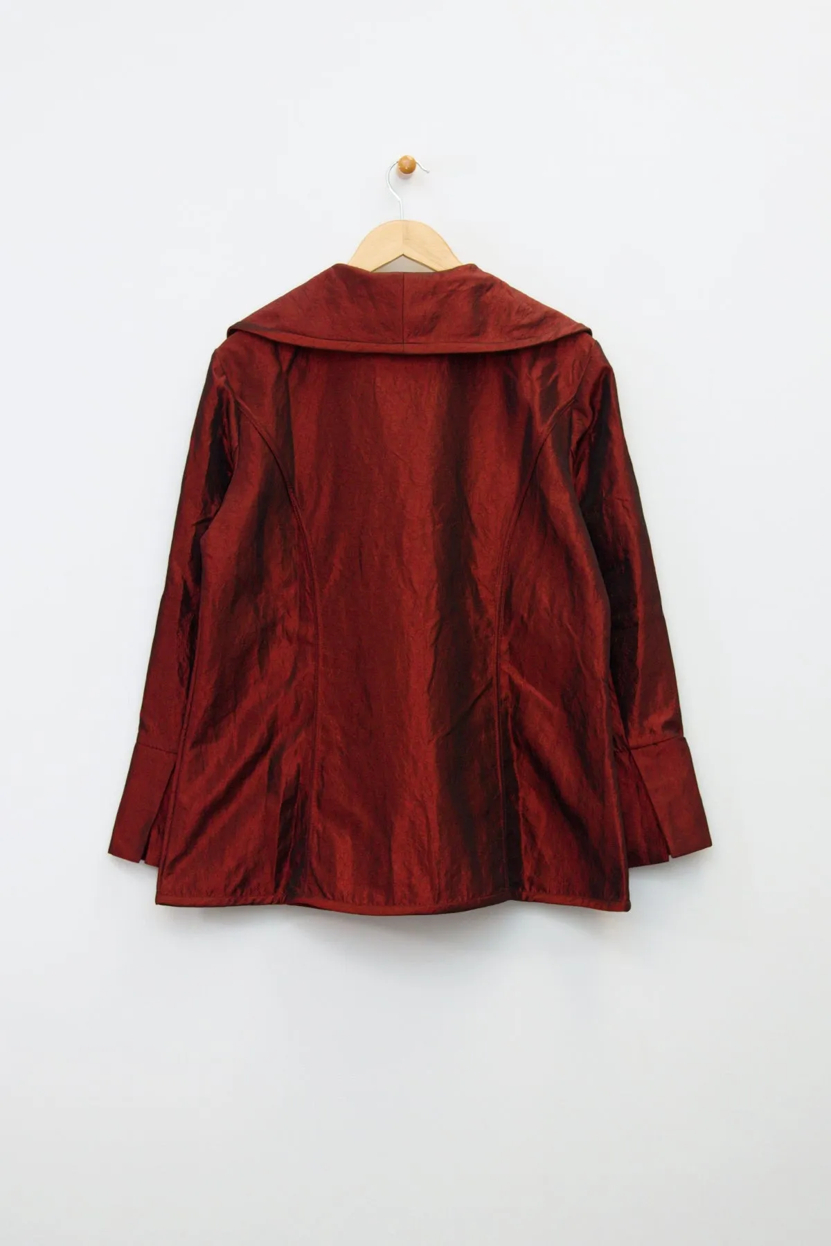 28" Metallic Wrap Jacket with Belt