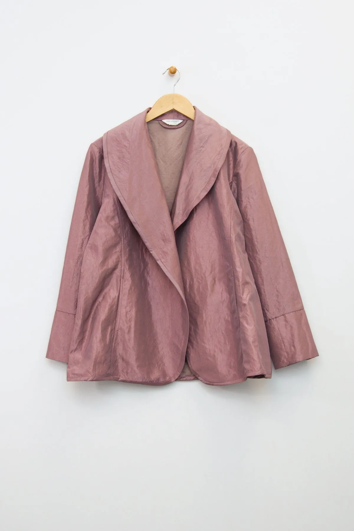 28" Metallic Wrap Jacket with Belt
