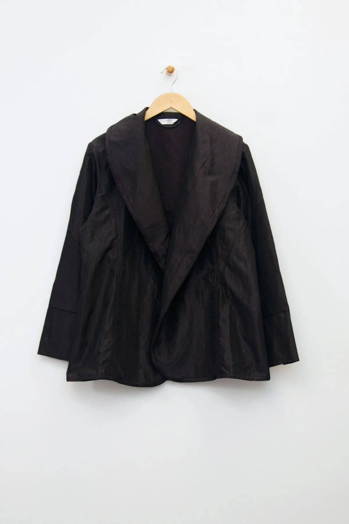 28" Metallic Wrap Jacket with Belt