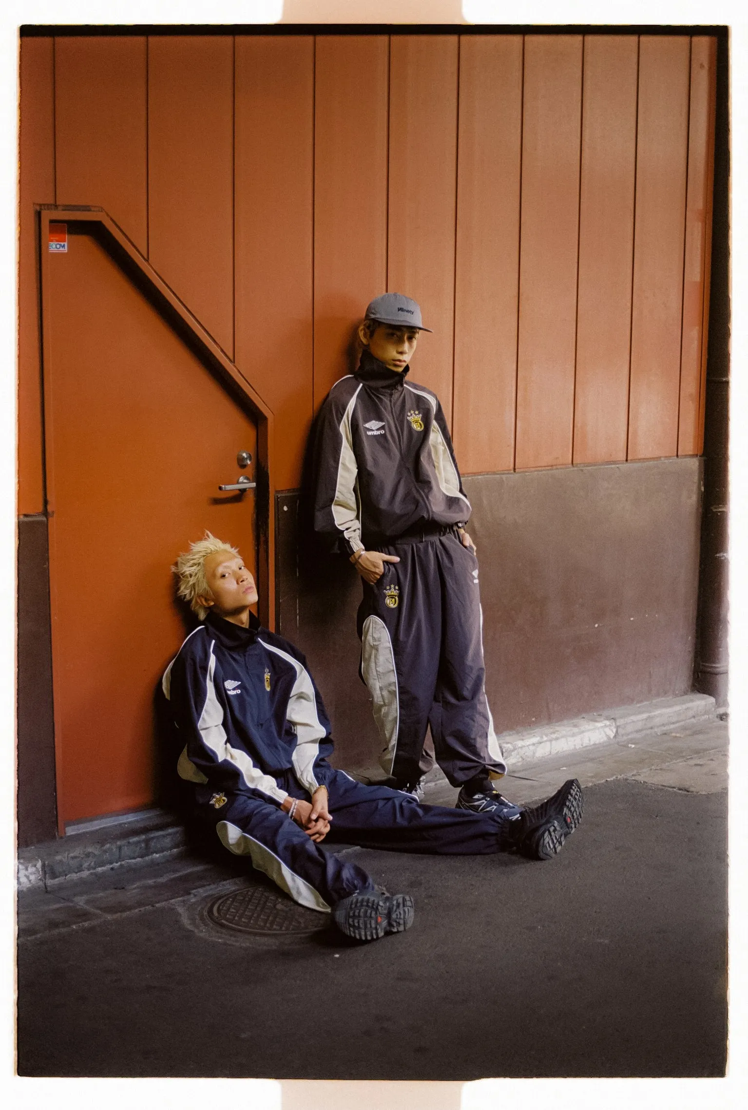 9090 × umbro Nylon Track Jacket