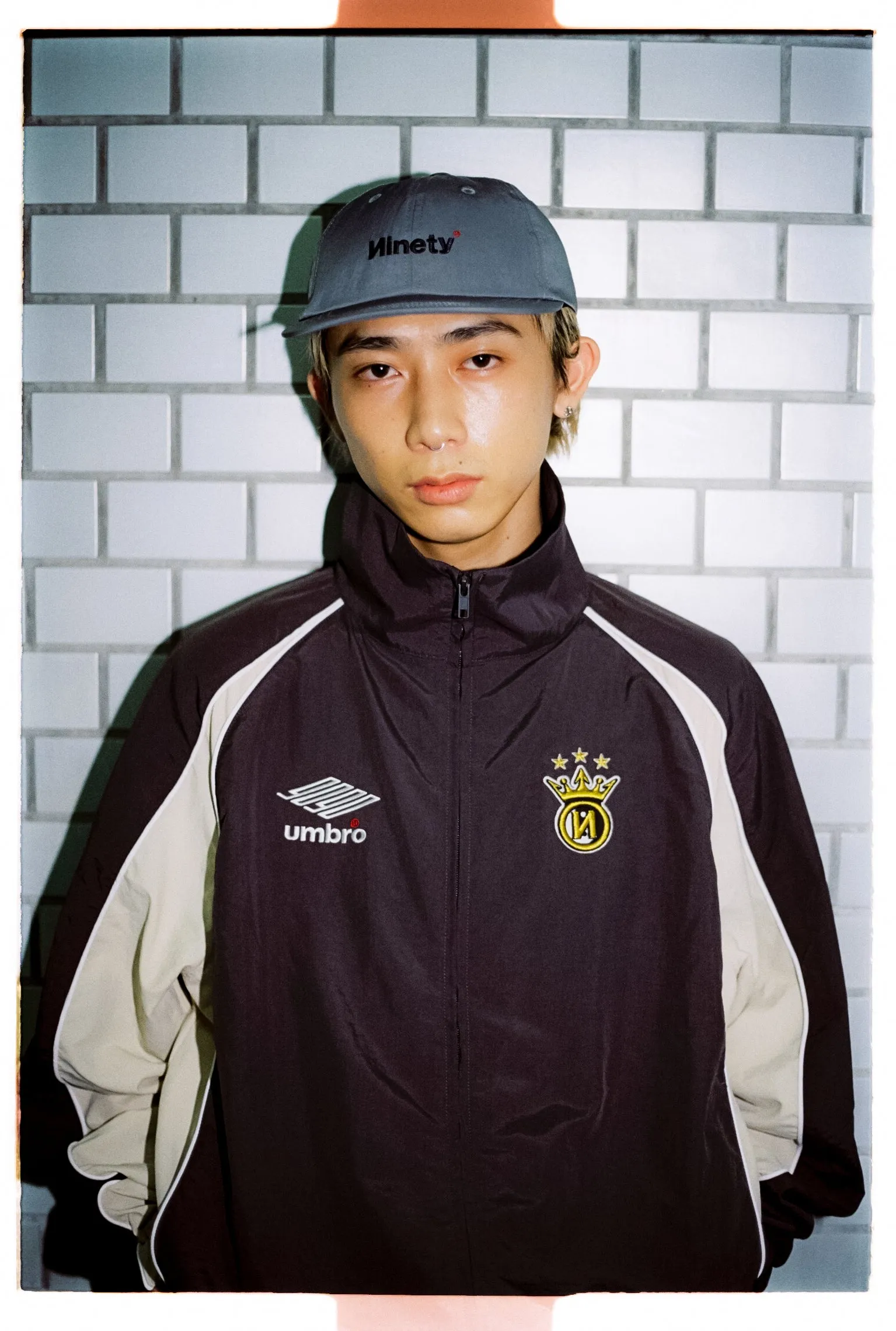 9090 × umbro Nylon Track Jacket