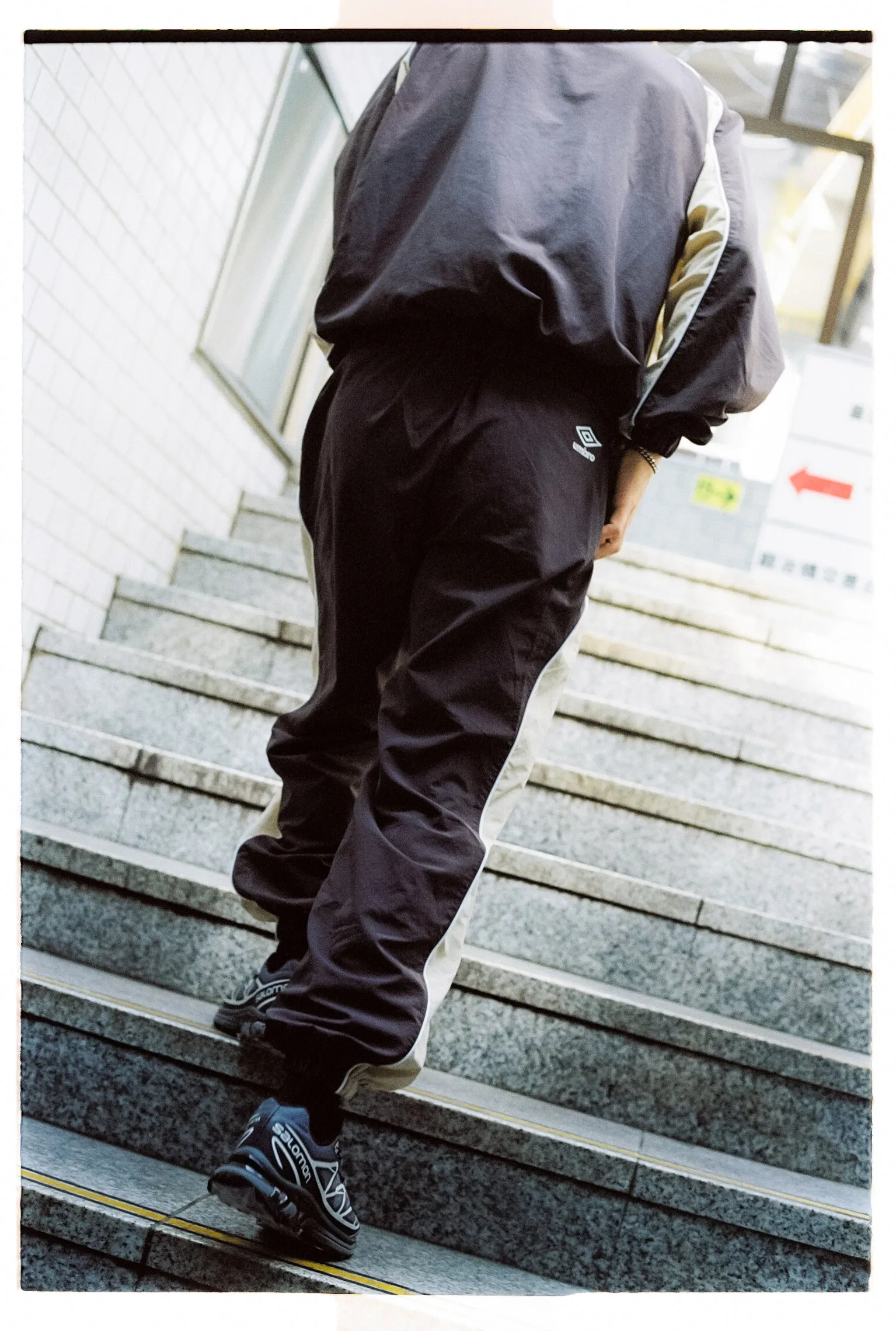 9090 × umbro Nylon Track Jacket