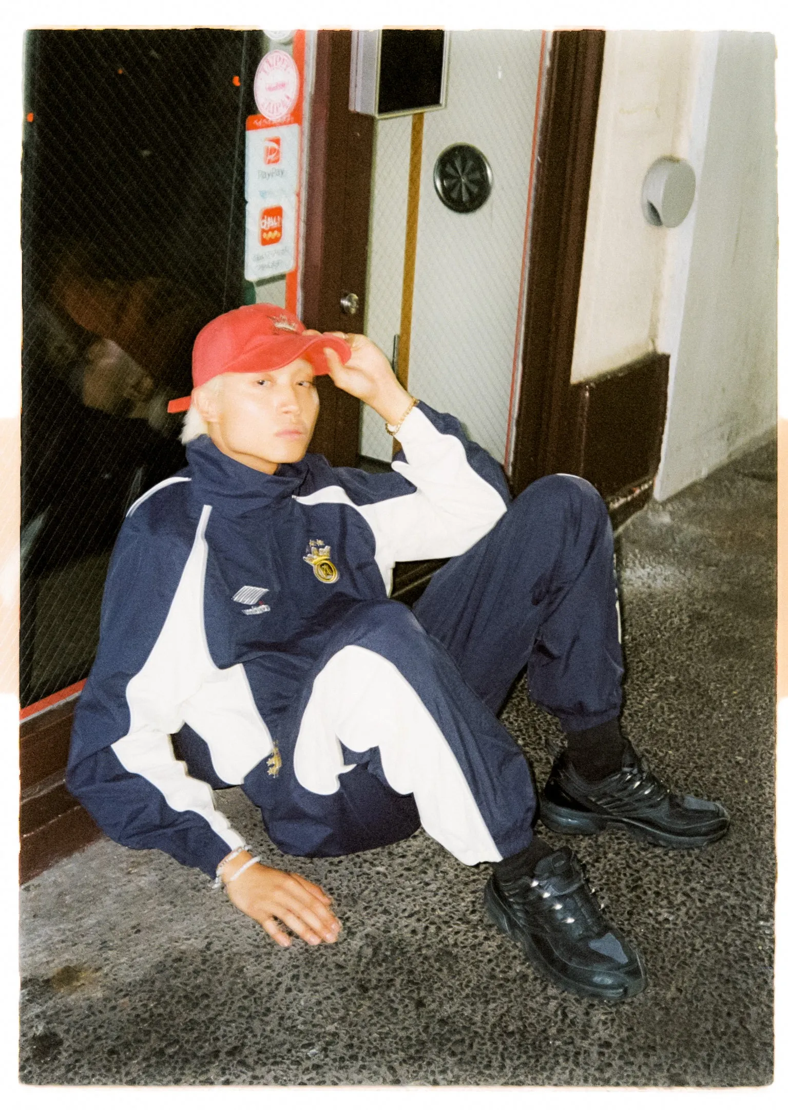 9090 × umbro Nylon Track Jacket