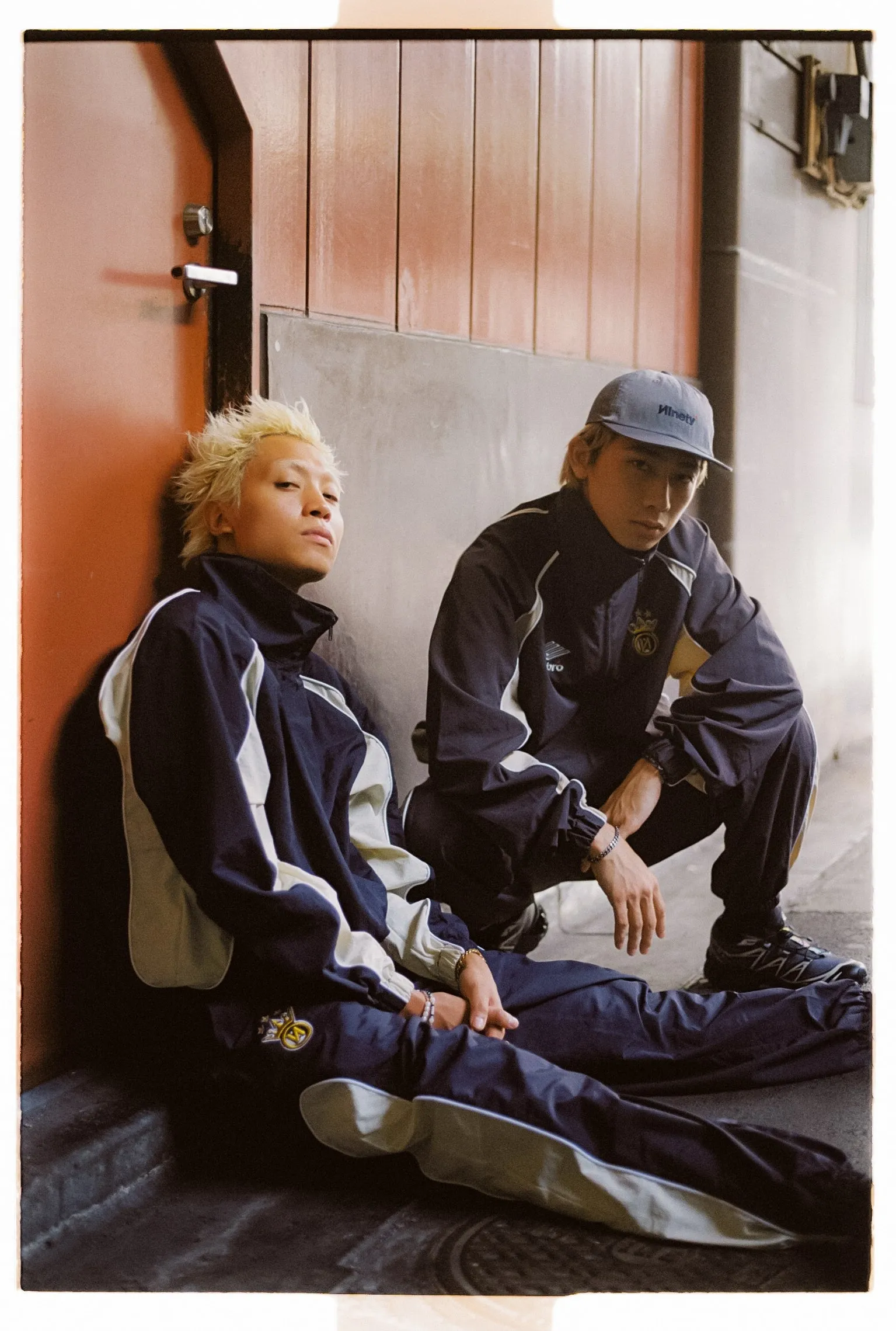 9090 × umbro Nylon Track Jacket