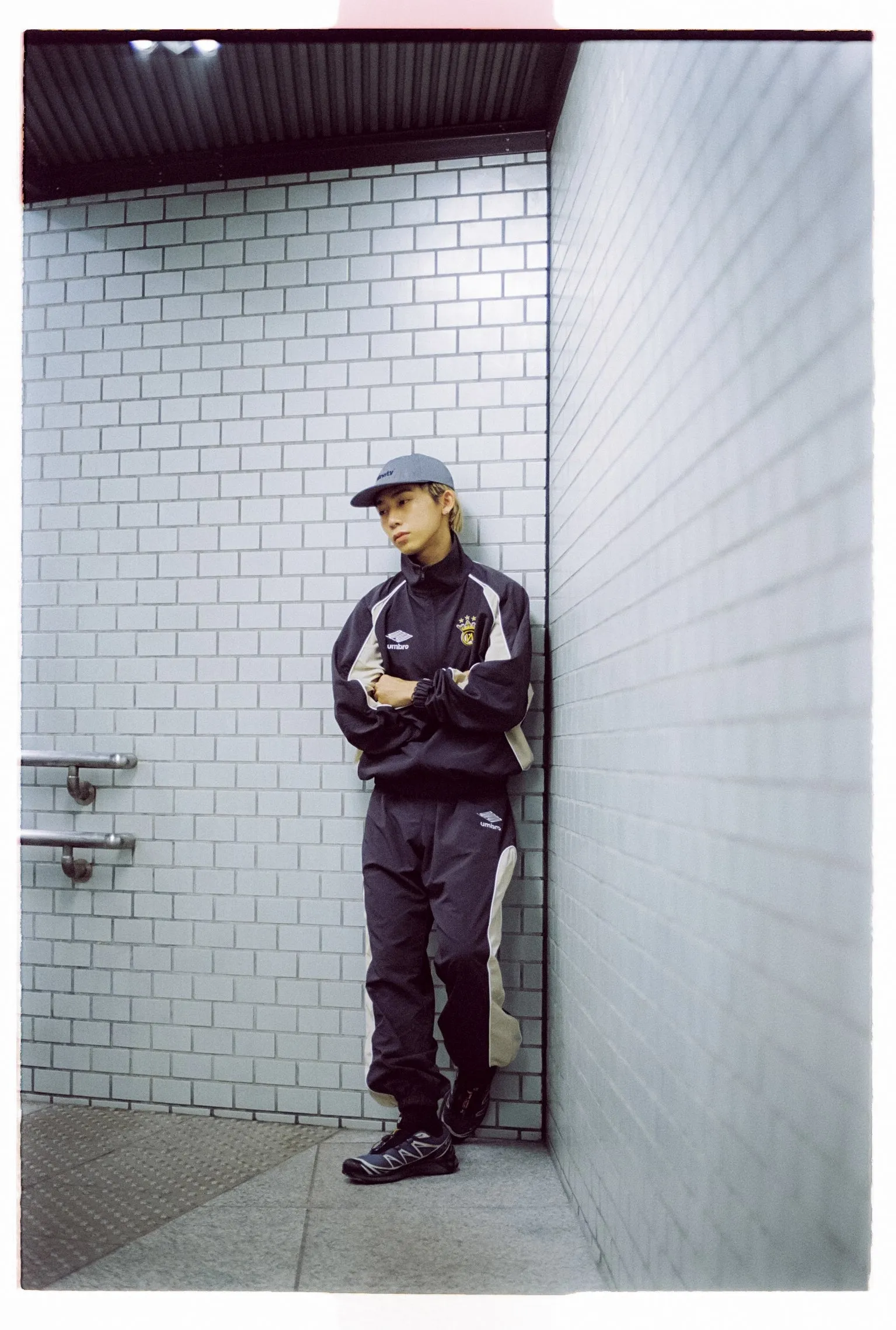 9090 × umbro Nylon Track Jacket