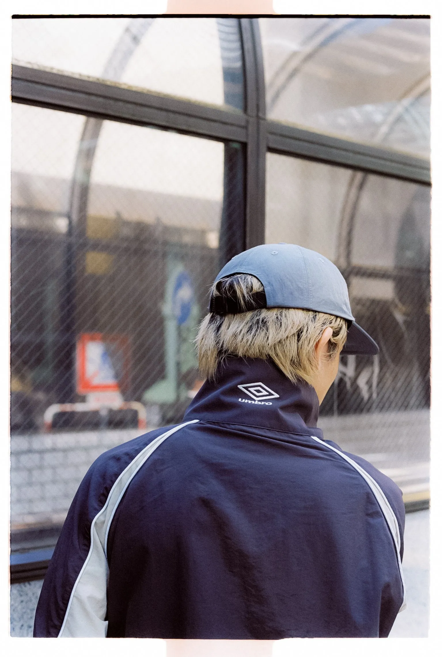 9090 × umbro Nylon Track Jacket