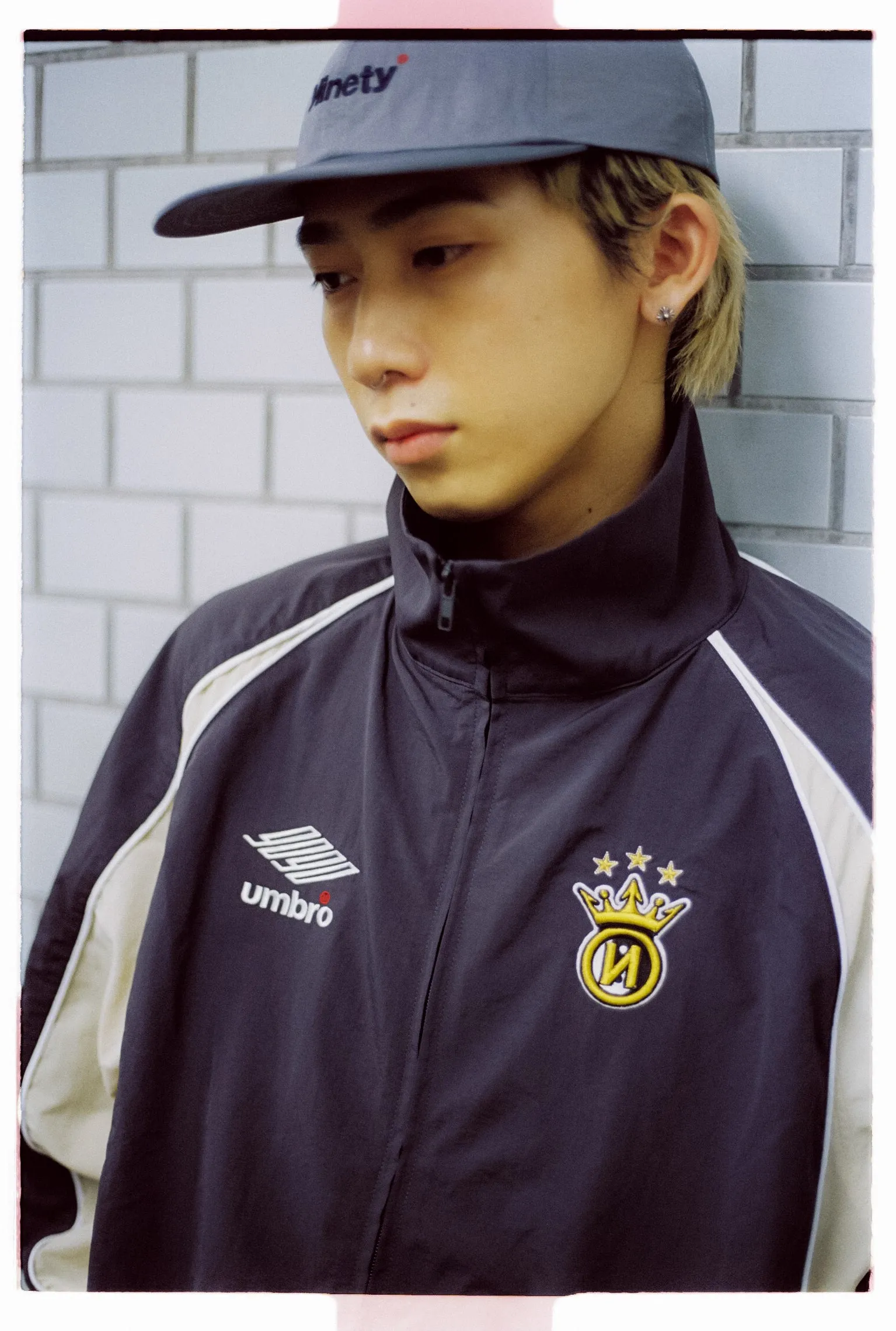 9090 × umbro Nylon Track Jacket