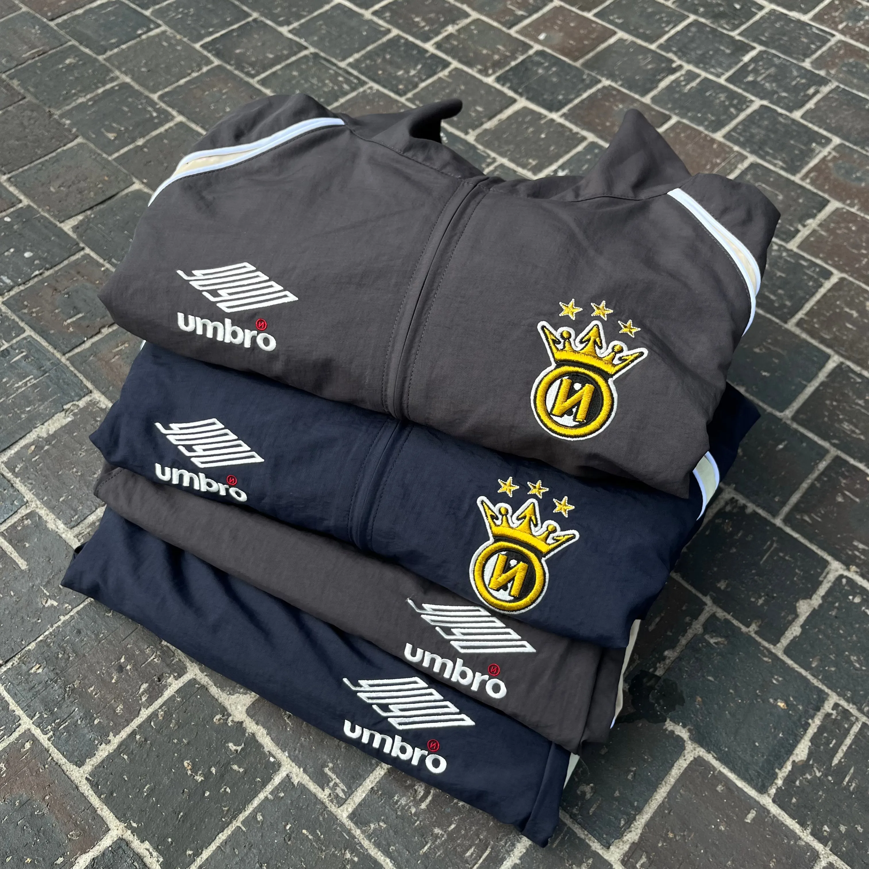 9090 × umbro Nylon Track Jacket