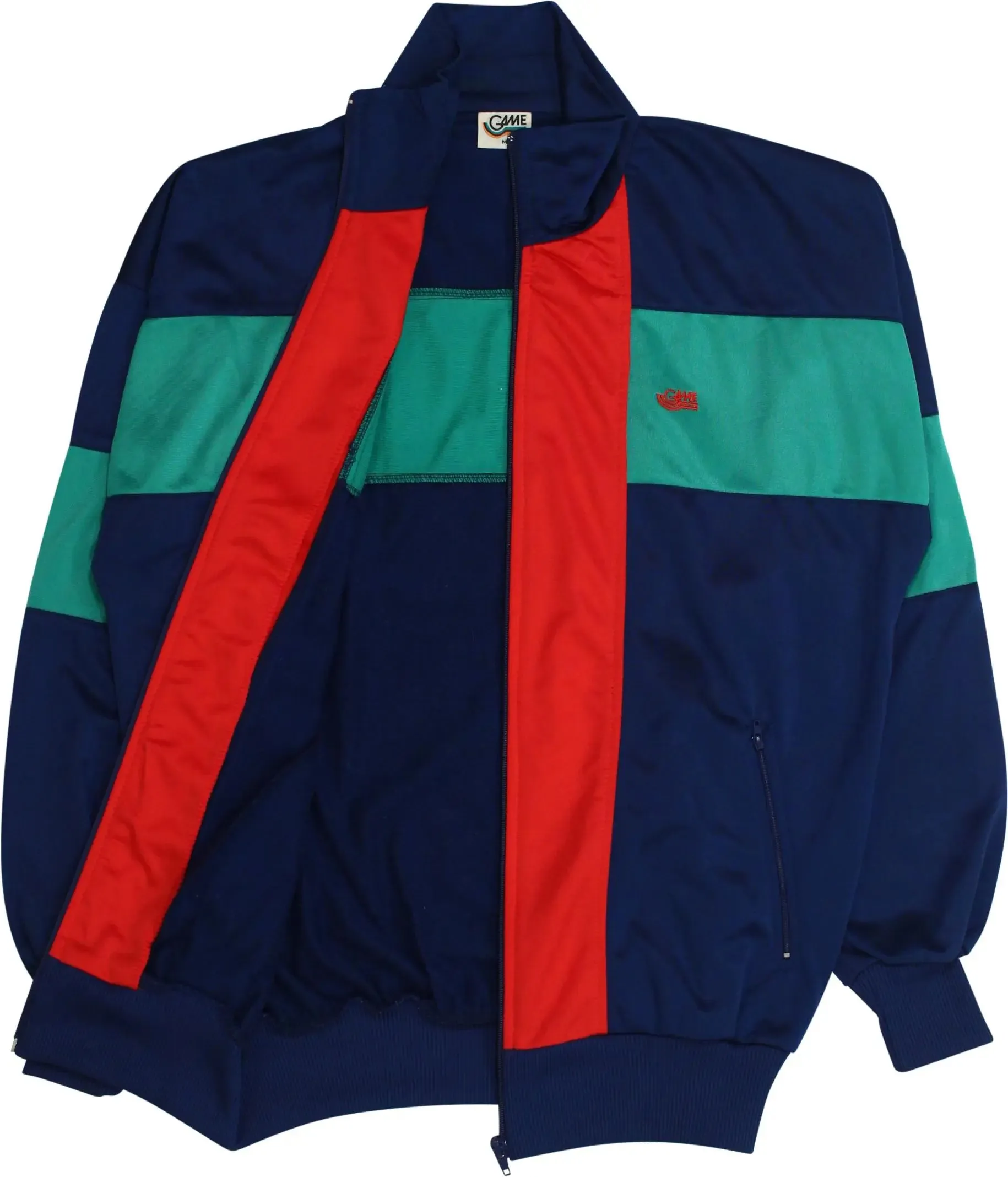 90s Color Block Track Jacket