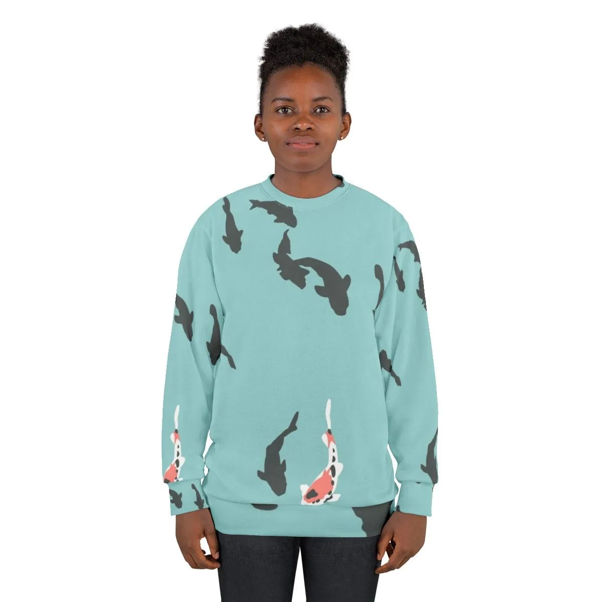 A Silent Voice Koi Fish Sweatshirt - Anime & Manga Minimal Design