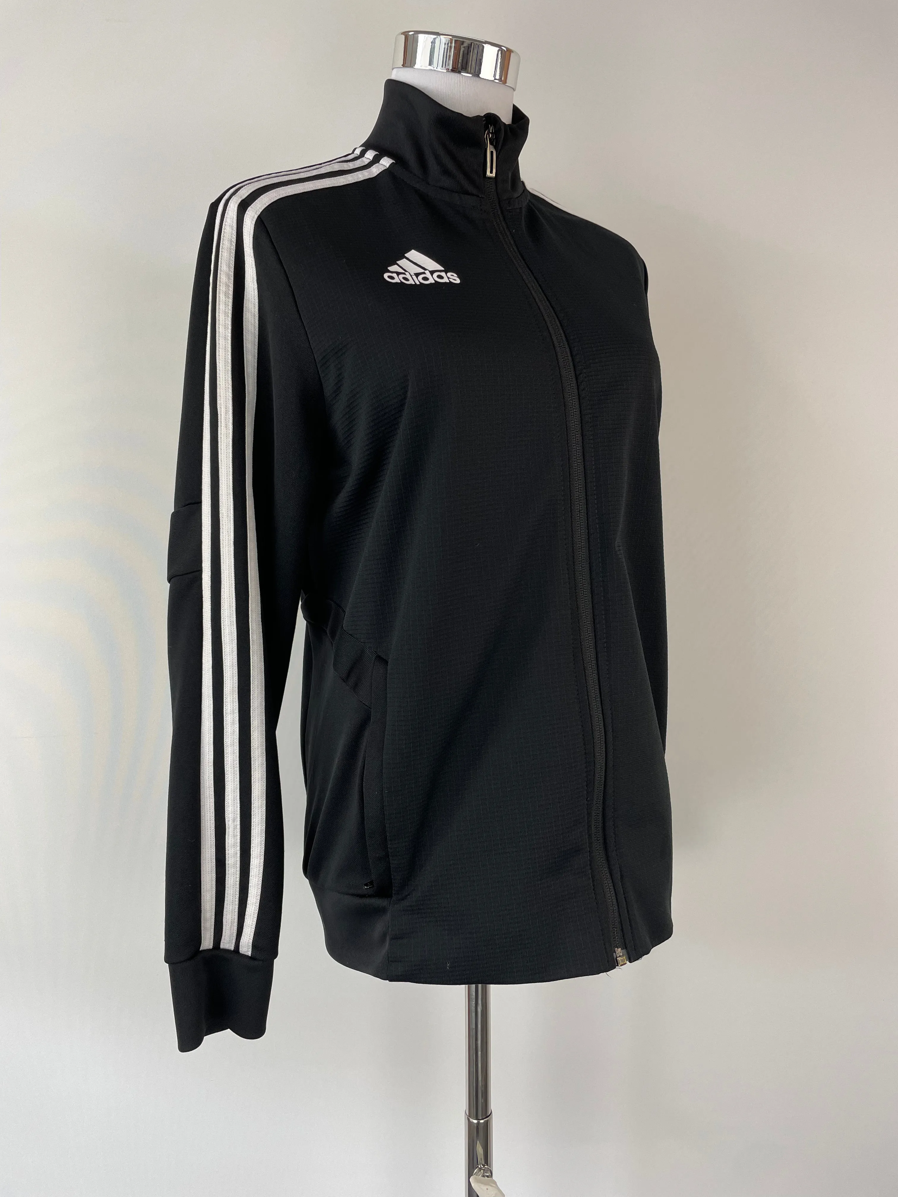 Adidas Black Track Jacket - 13-14Y