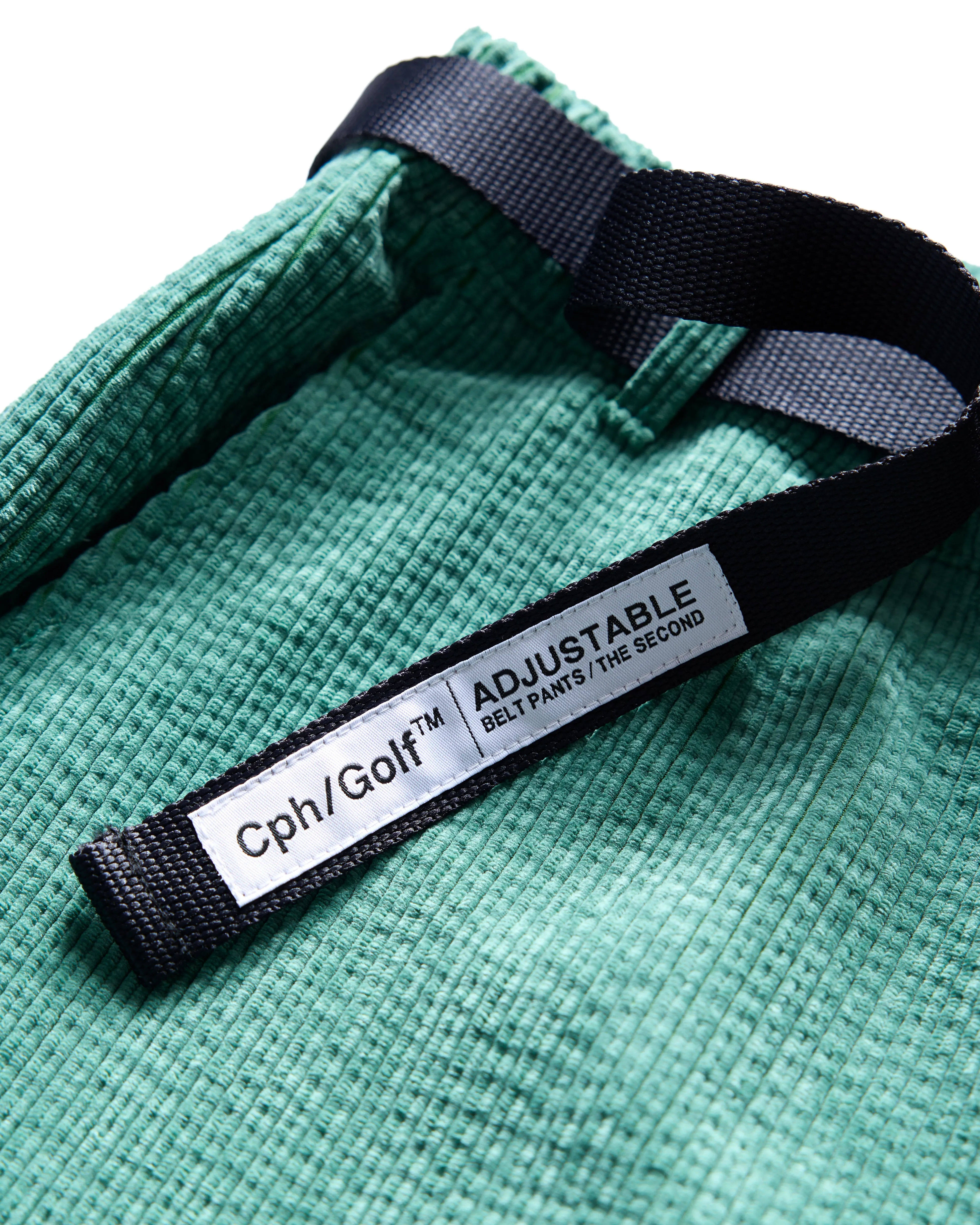 #ADJUSTABLE CORDUROY PANTS GREEN