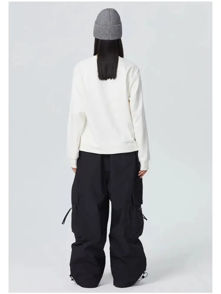 Adult Zip Pocket Baggy Cargo Snowboard Pants