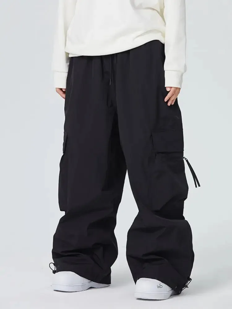 Adult Zip Pocket Baggy Cargo Snowboard Pants