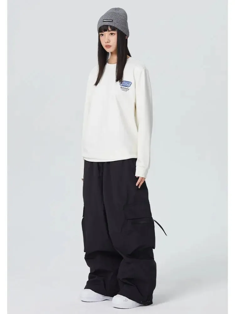 Adult Zip Pocket Baggy Cargo Snowboard Pants