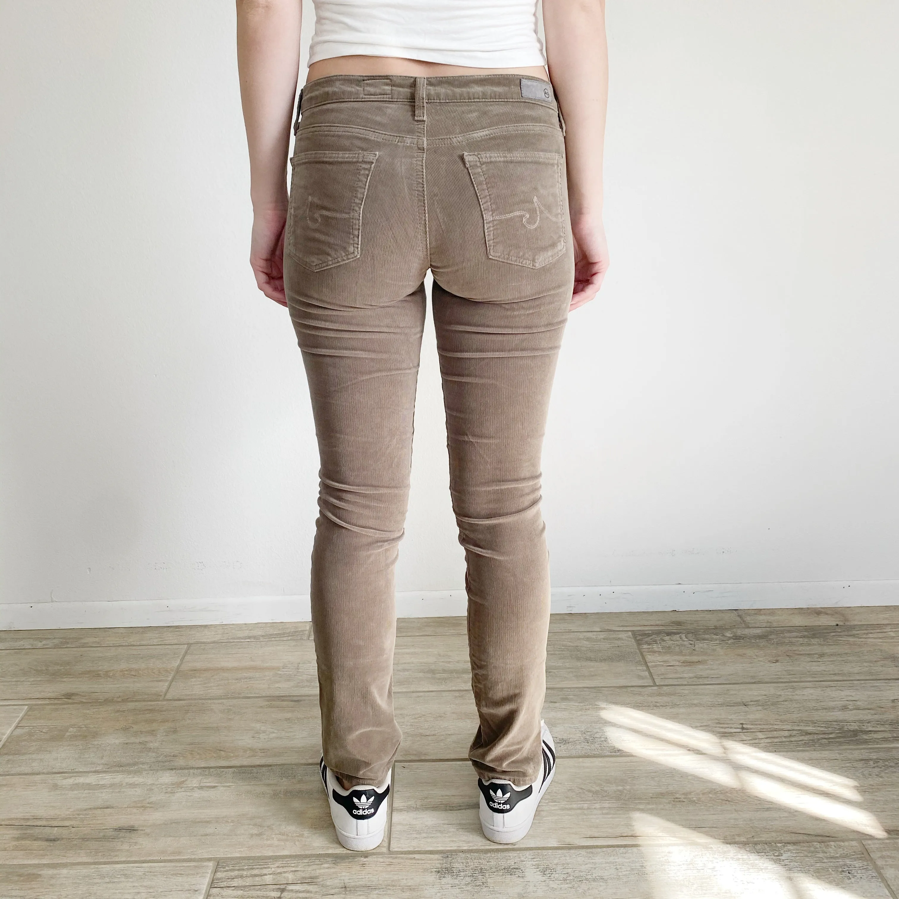 AG Adriana Goldschmied Stevie Straight Corduroy Pants 26