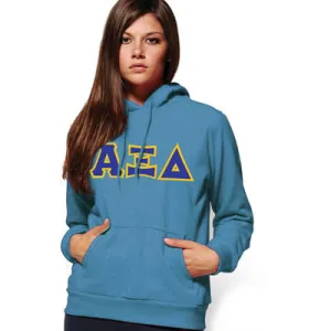 Alpha Xi Delta Hooded Sweatshirt - G185 - TWILL