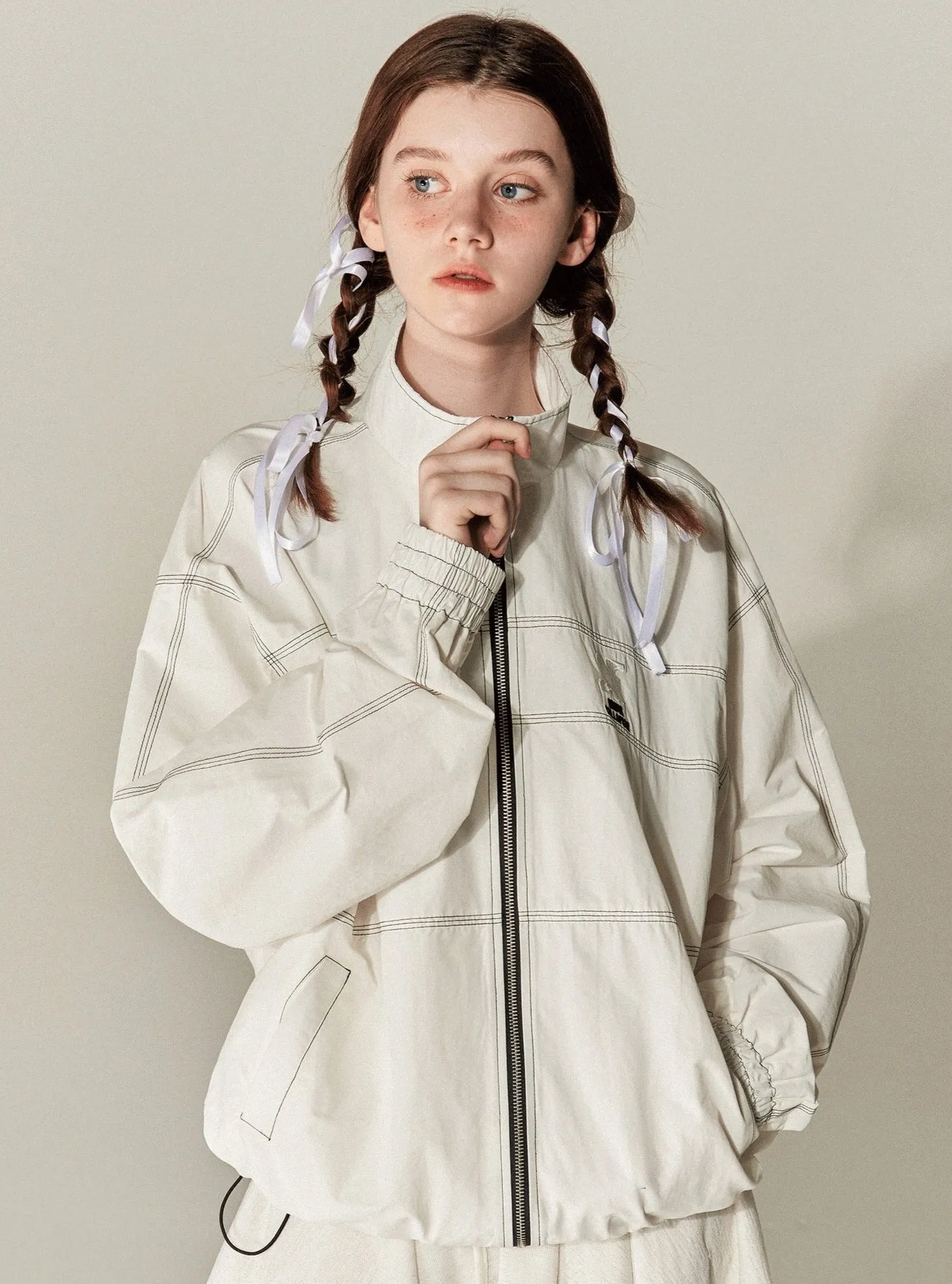 American Outdoor Topstitch Track Jacket