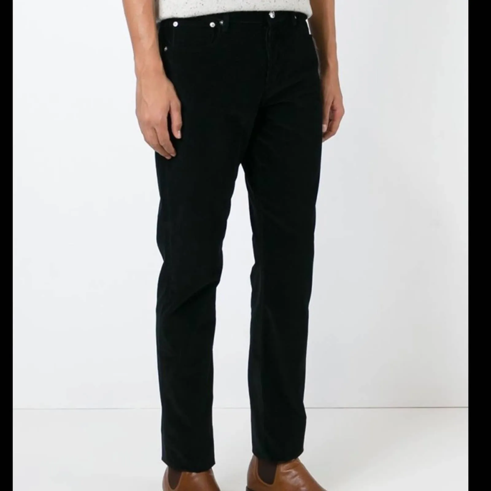 APC Men’s Black Corduroy Pants w/ Pockets