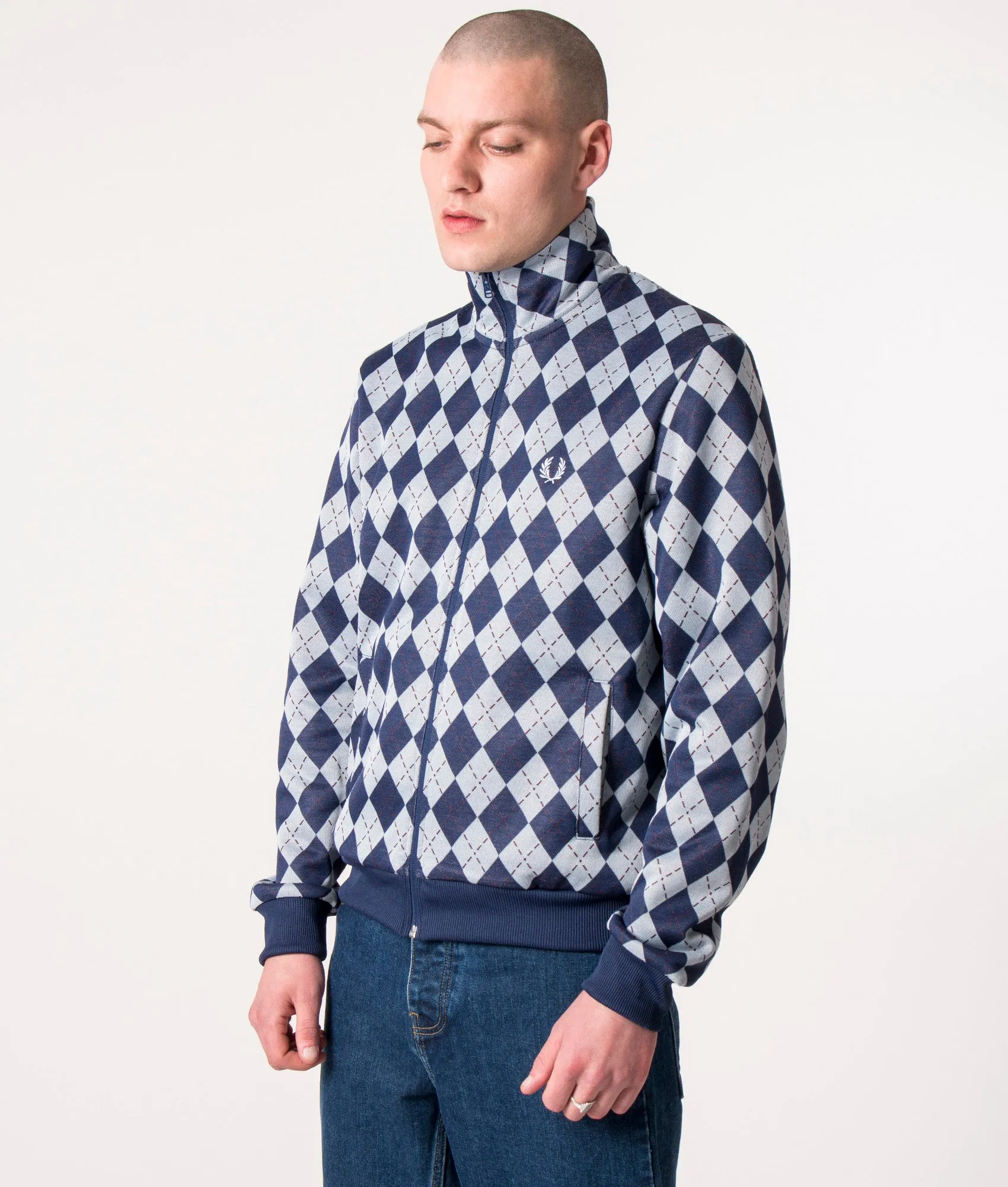 Argyle Track Top