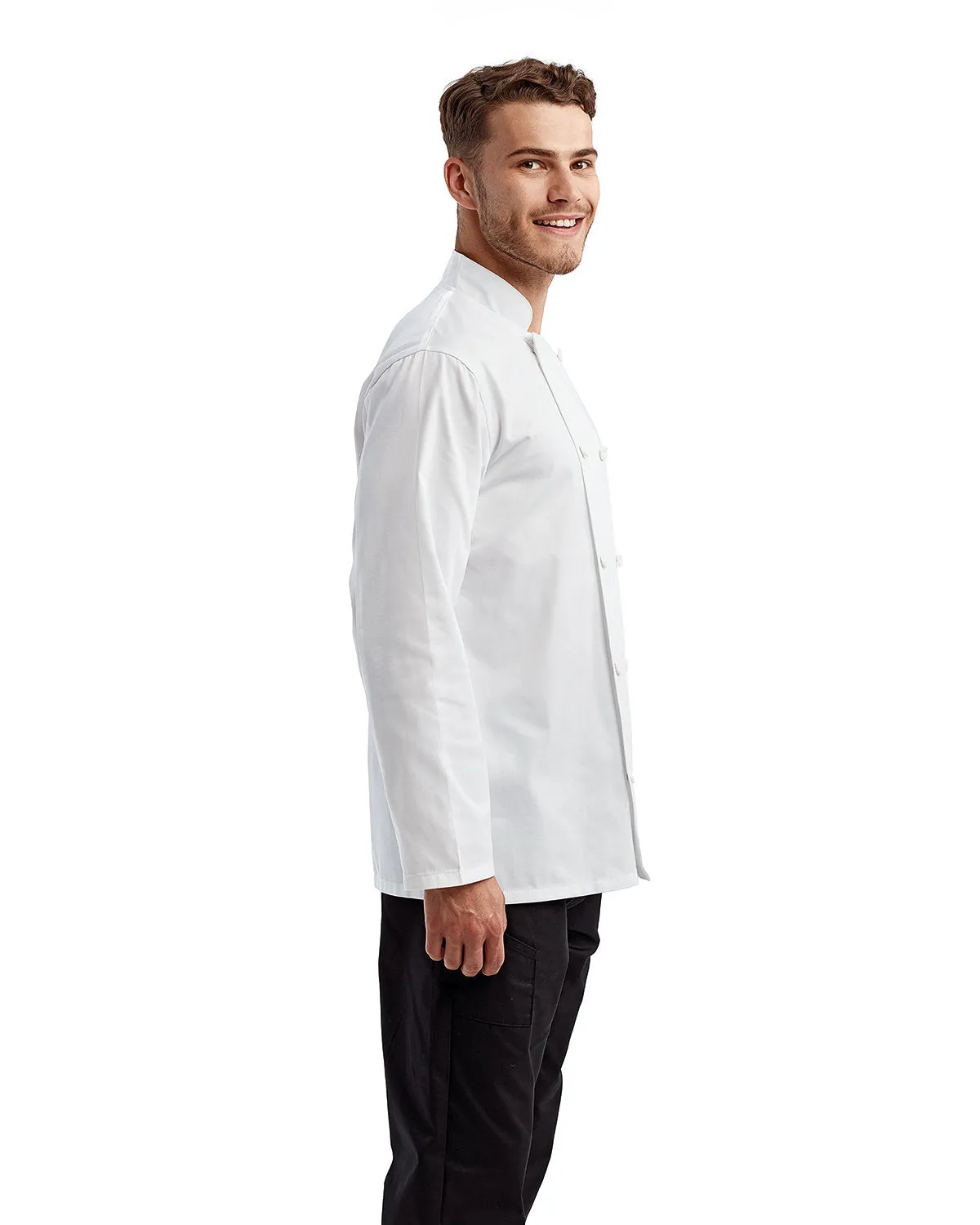 Artisan Collection by Reprime Unisex Long-Sleeve Sustainable Chef's Jacket