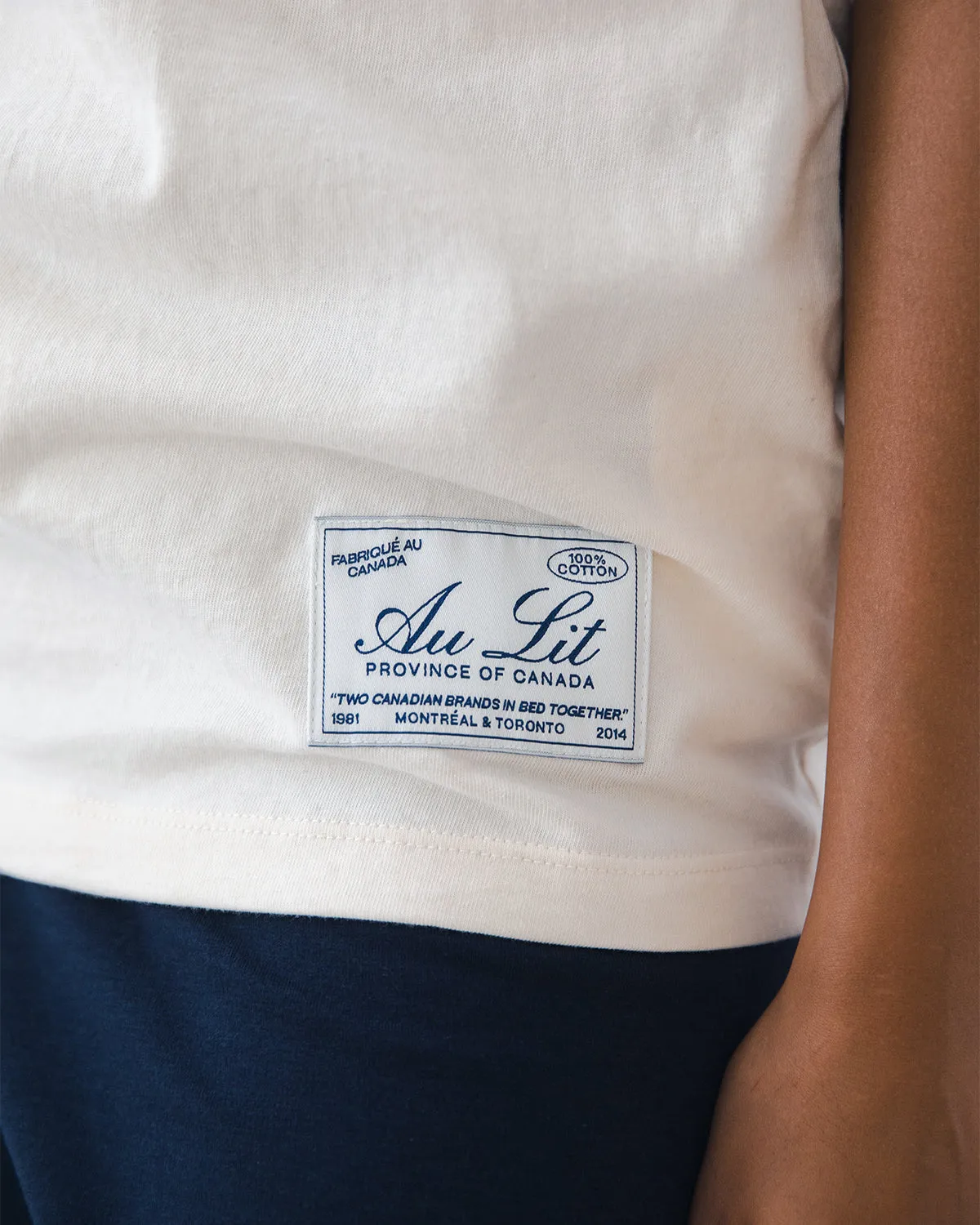 Au Lit x Province of Canada French for To Bed Tee