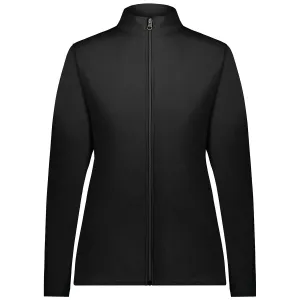 Augusta Sportswear Women's Black Micro-Lite Fleece Full Zip Jacket