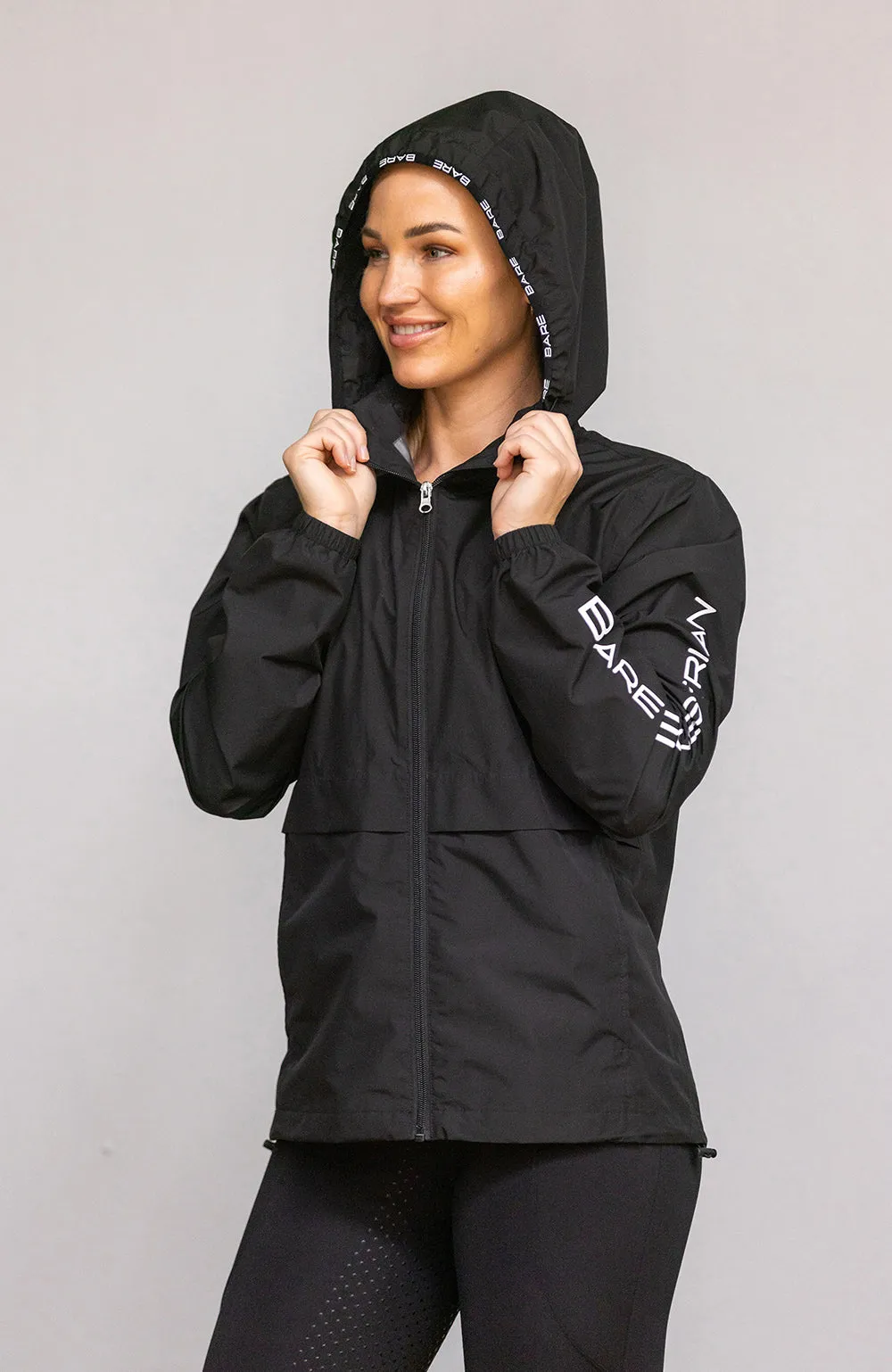 BARE Winter Series - Unisex Kali Lightweight Waterproof Short Jacket - Black
