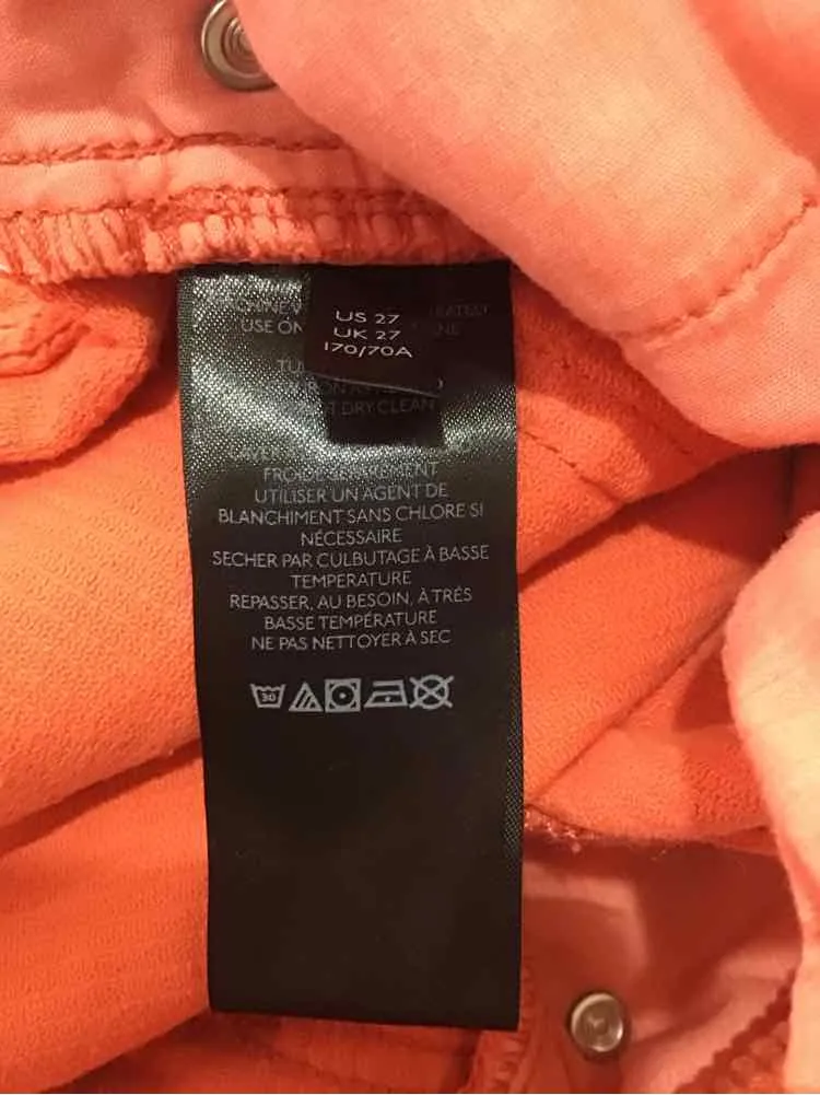 bdg Orange Size 27 Pants