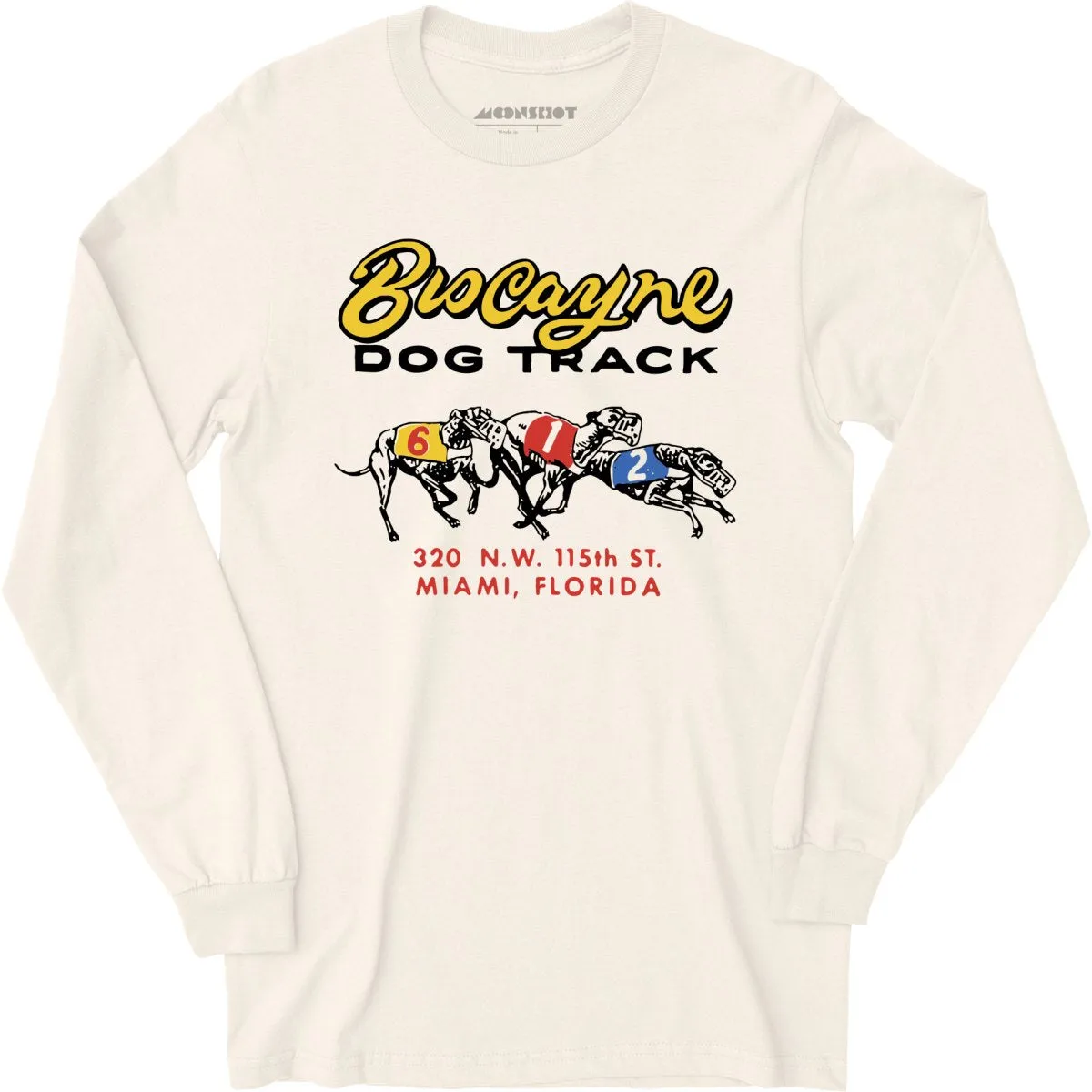 Biscayne Dog Track - Vintage Miami, FL - Long Sleeve T-Shirt