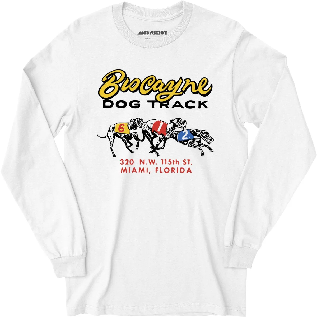 Biscayne Dog Track - Vintage Miami, FL - Long Sleeve T-Shirt