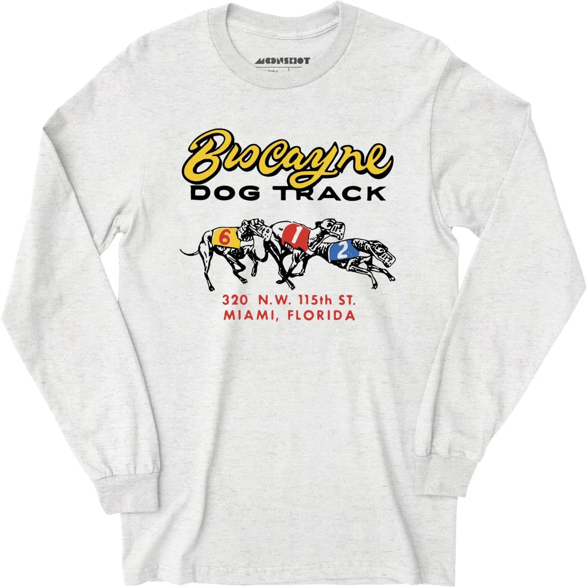 Biscayne Dog Track - Vintage Miami, FL - Long Sleeve T-Shirt