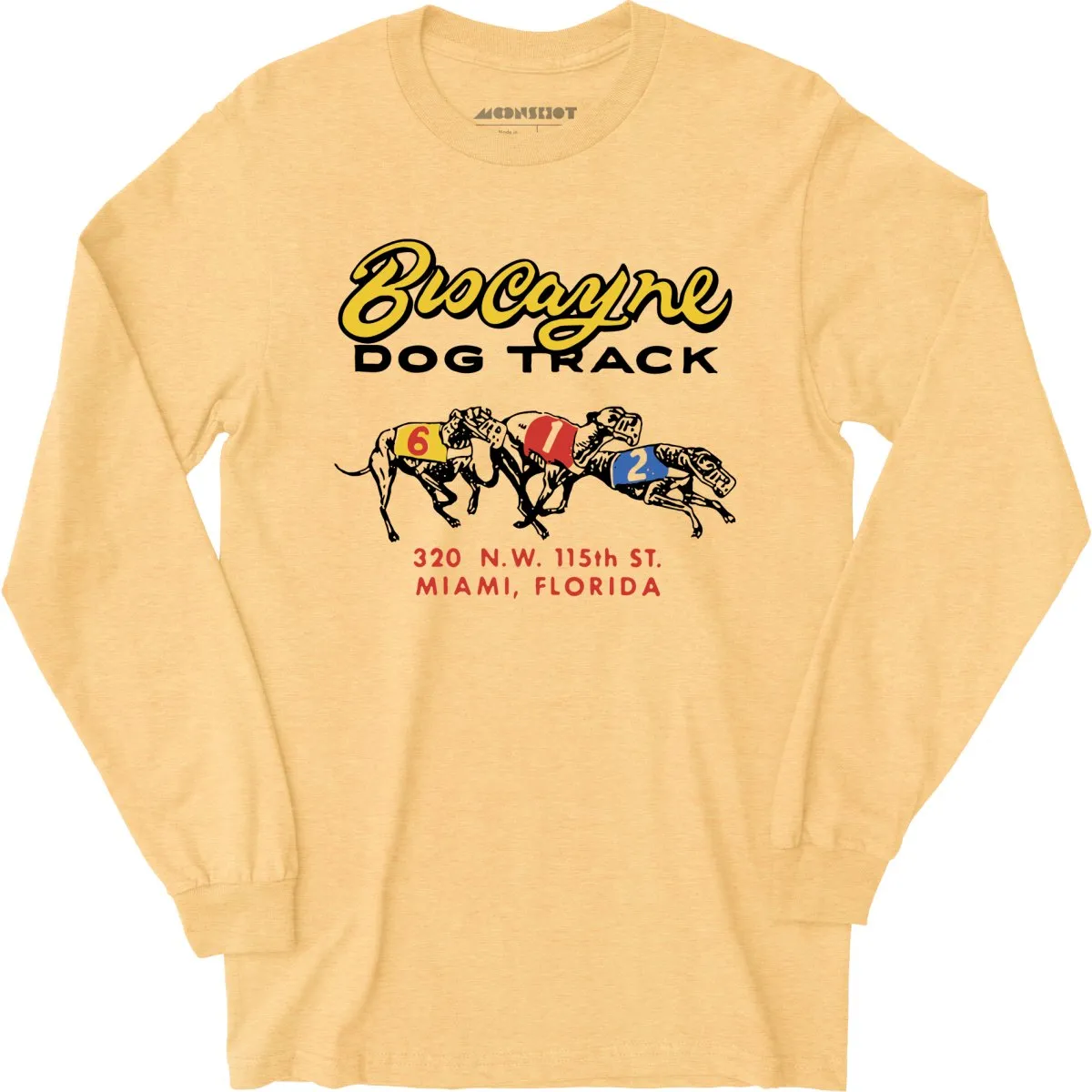 Biscayne Dog Track - Vintage Miami, FL - Long Sleeve T-Shirt