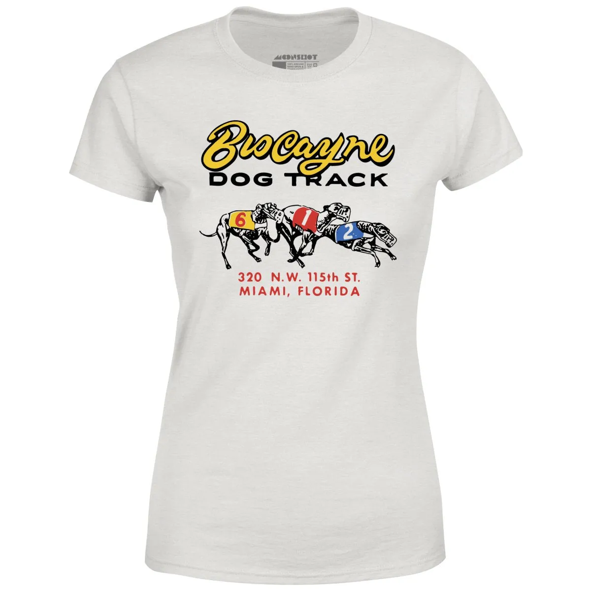 Biscayne Dog Track - Vintage Miami, FL - Women's T-Shirt