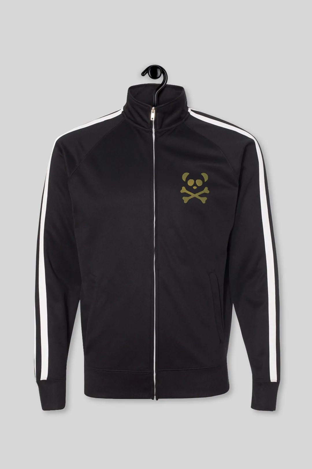 Black Pace Track Jacket - Gold