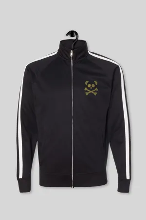 Black Pace Track Jacket - Gold