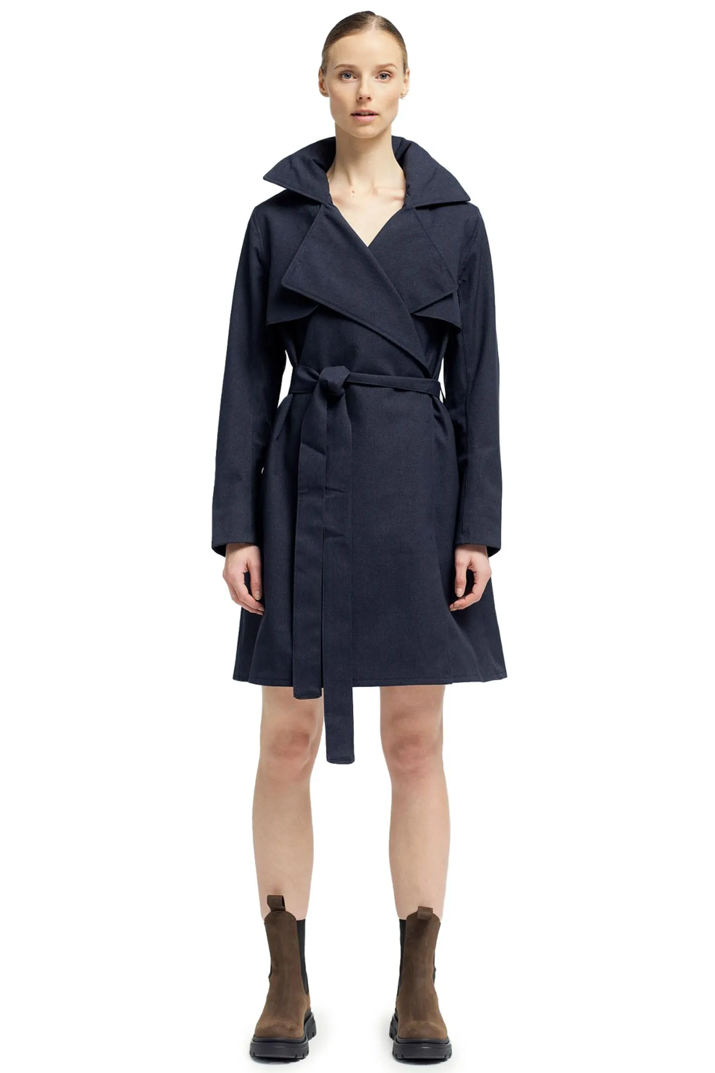 BRGN Yr Coat Dark Navy 15007A2 795