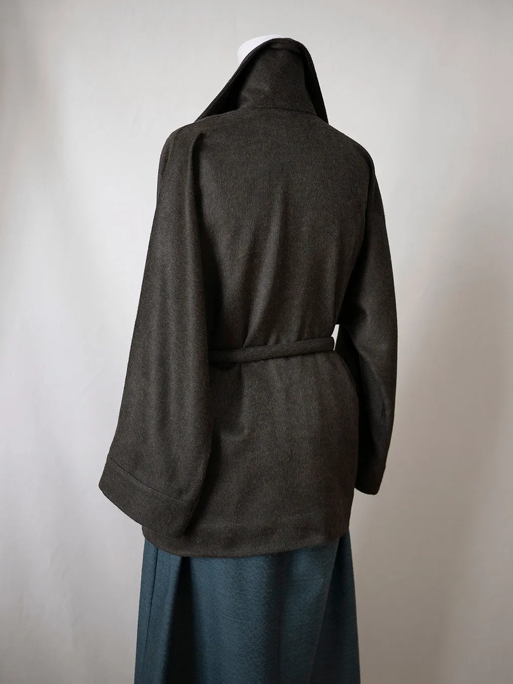 Brown Belted Jacket