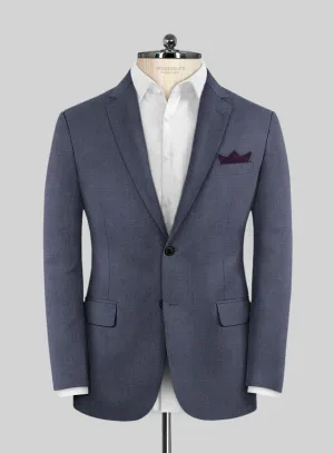 Caccioppoli Sun Dream Cobalt Blue Wool Silk Jacket