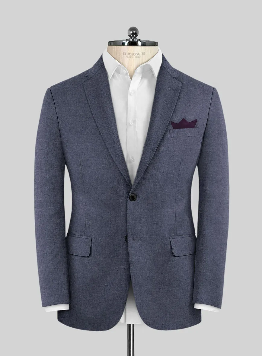 Caccioppoli Sun Dream Cobalt Blue Wool Silk Jacket