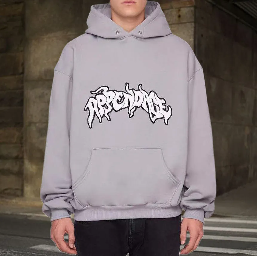 Casual street sports home plus cashmere hoodie