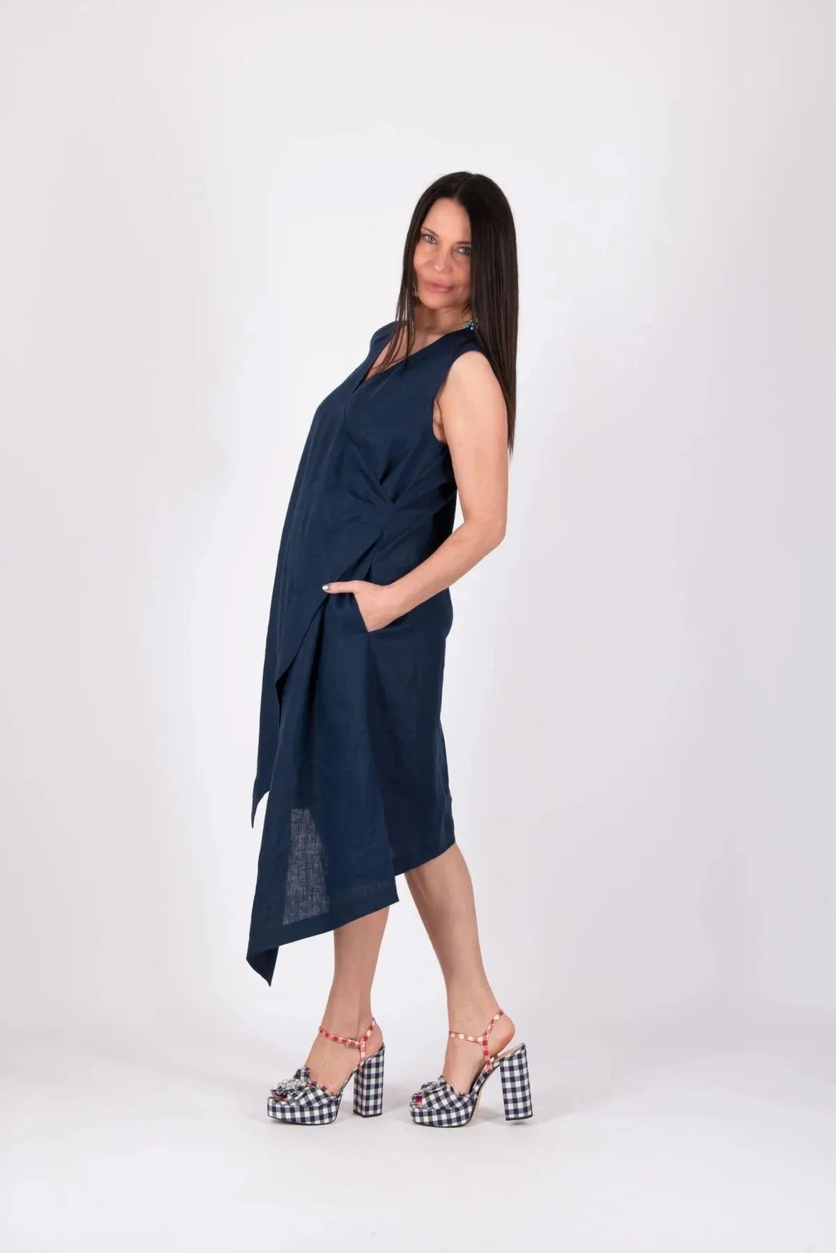 CATANIA LINEN DRESS