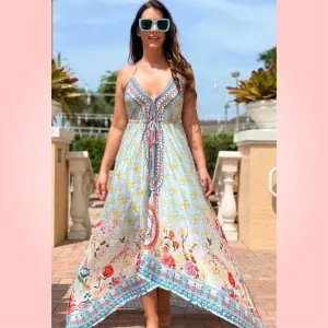 Charlotte Digital Print Maxi Dress