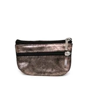 Coin Purse: Rose Gold Black