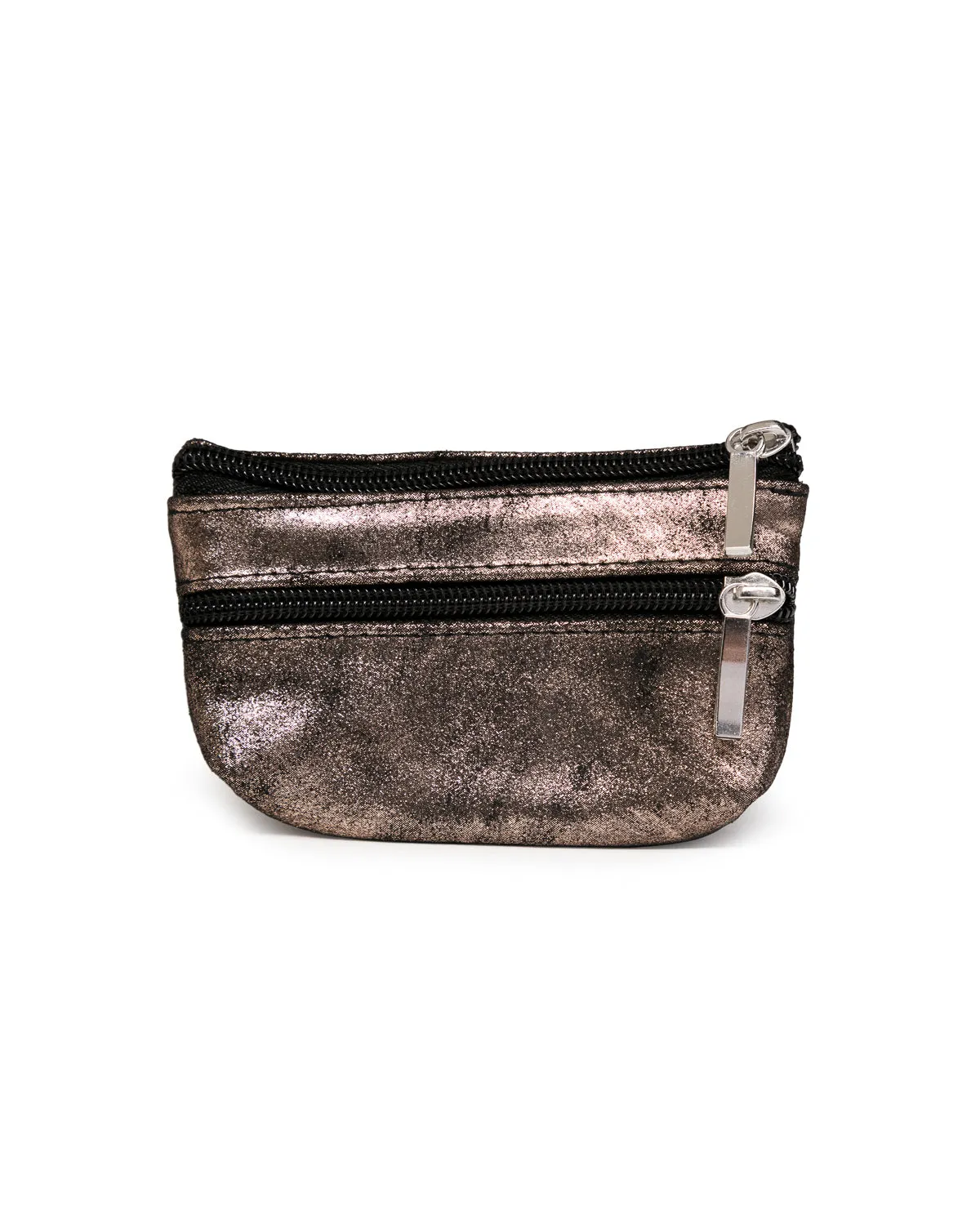 Coin Purse: Rose Gold Black