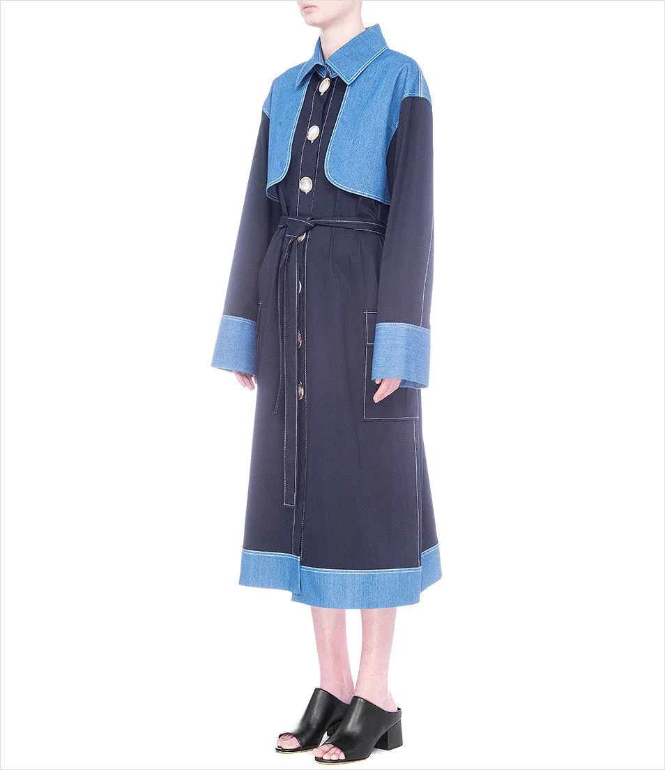 Collared Trench Coat