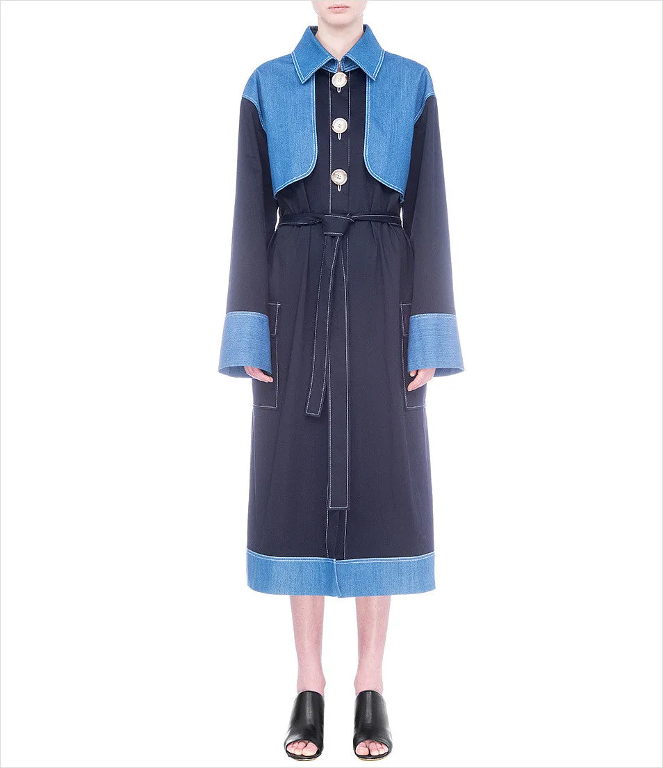 Collared Trench Coat
