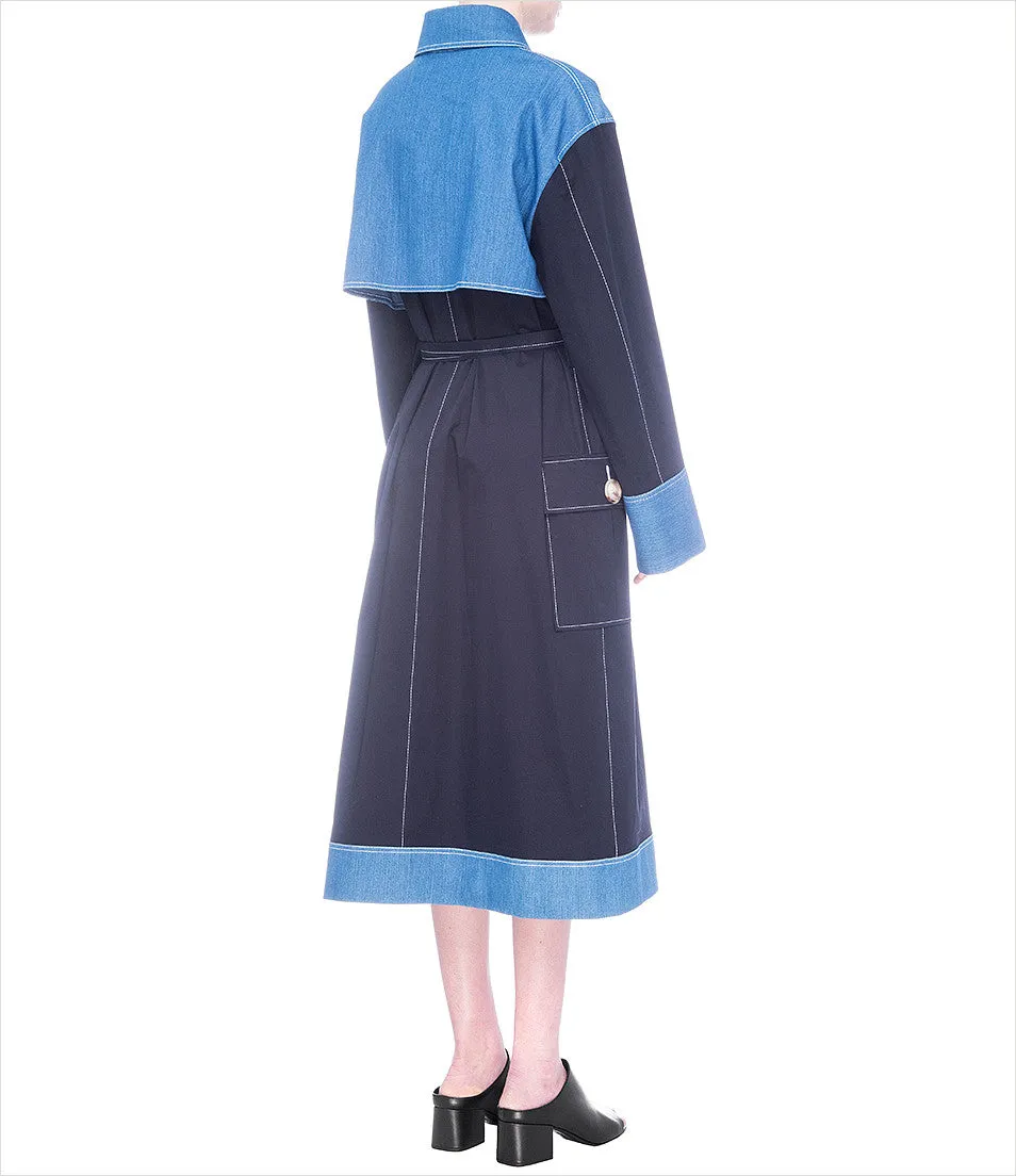Collared Trench Coat