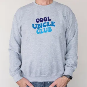 Cool Uncle Club Men's Heather Grey Sweatshirt