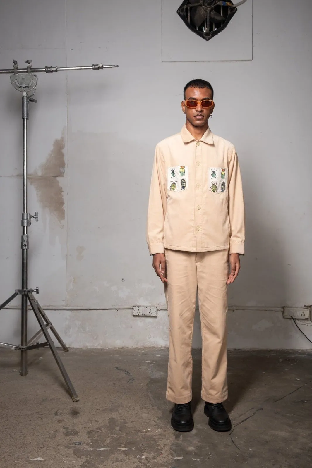 Corduroy desert sand shirt
